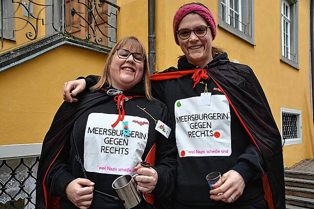 Bild 20: Nach der Schülerbefreiung kam der Sturm auf das Meersburger Rathaus