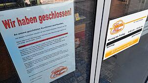 Diese Ladentüren öffnen sich nicht mehr: Auch die Tritschler-Filiale in der Villinger Innenstadt ist überraschend geschlossen.