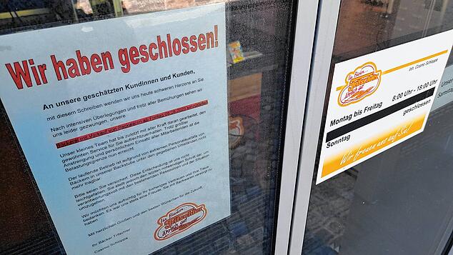 Diese Ladentüren öffnen sich nicht mehr: Auch die Tritschler-Filiale in der Villinger Innenstadt ist überraschend geschlossen.