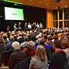 Das Kultur|O in Owingen ist voll besetzt, als Regionalverbandsdirektor Wolfgang Heine und Vertreter des Landratsamts zum ...