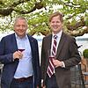 Weingroßhändler Peter Riegel (links), Michael Prinz von Baden