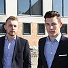 Jason und Niklas Grom (rechts) werden "die burg" ab September betreiben. Bilder: privat