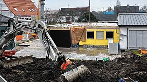 Das größte Investitionsprojekt im Bräunlinger Haushalt 2025 sollen Neubau und Sanierung des Kindergartens Döggingen sein. Der Bau läuft, ...