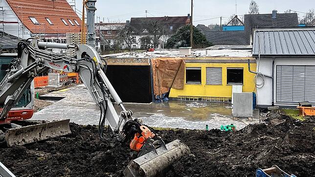Das größte Investitionsprojekt im Bräunlinger Haushalt 2025 sollen Neubau und Sanierung des Kindergartens Döggingen sein. Der Bau läuft, ...