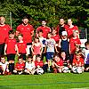 Ein Schnuppertraining beim FC Bergalingen mit Trainer Ulf Gräfe, Jürgen Kaiser, Christian Bayer sowie Markus und Bernadette Schmid.