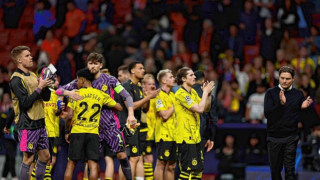 Borussia Dortmund muss sich im Champions League-Viertelfinale mit 1:2 gegen Atlético Madrid geschlagen geben.