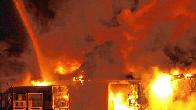 Rund 4,5 Millionen Euro Schaden verursachte der Brand beim Globenhersteller Columbus in Krauchenwies.