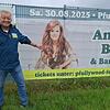 Veranstalter Ewald Restle freut sich auf das Pfullywood-Festival und vor allem auf die Schlagersängerin Andrea Berg.