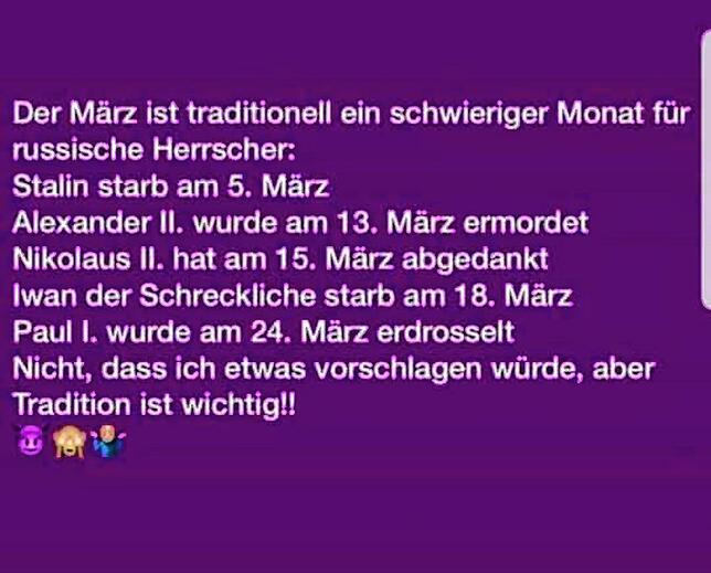 &bdquo;Schwieriger Monat&ldquo;: Ein Screenshot der Nachricht, die auf WhatsApp gerade die Runde macht.