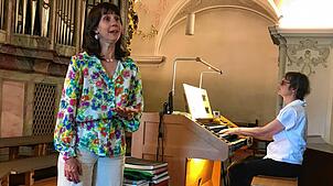 Sängerin Angélique Greuter und Organistin Christiane Lux interpretieren Werke vom Mittelalter bis zur Moderne. Foto: kss