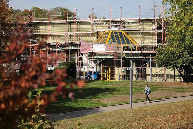 325000 Euro Mehrkosten für die Sanierung der Badmattenhalle müssen über einen städtischen Nachtragshaushalt bereitgestellt werden. Bild: ...