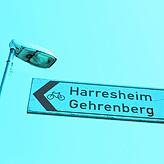 Radbeschilderung zum Gehrenberg