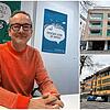 Philipp Fuhrmann bezeichnet die Neubauten (oben) auf dem früheren Schöllhorn-Areal als &bdquo;Waterloo für die Stadtplanung&ldquo;. Nur ...
