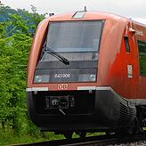 Die Baureihe 641, der Alstom Coradia A TER, mit dem Spitznamen „Walfisch“ hat 80 Sitzplätze (eine Einheit).