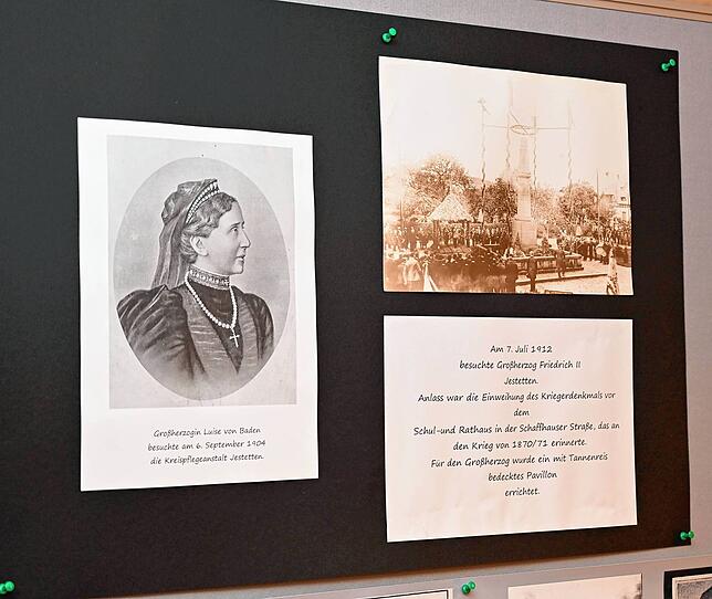 Auch herausragende historische Ereignisse fanden in der Fotoausstellung „Blick zurück“ ihren Niederschlag. Auf dem Bild der ...