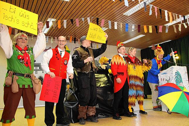 Bild 4: Bilder vom Zunftmeisterempfang beim 35. Schlüchttalnarrentreffen in Bettmaringen