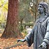 Ein Bild vom städtischen Friedhof in Überlingen.