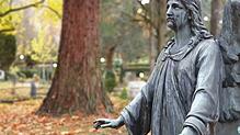 Ein Bild vom städtischen Friedhof in Überlingen.
