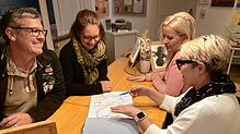 Vorbereitungstreffen für den Winterzauber in Sipplingen (von links): Oliver Huber, Ilka Maak, Ivonne Jacob sowie Anke Bellgardt als ...