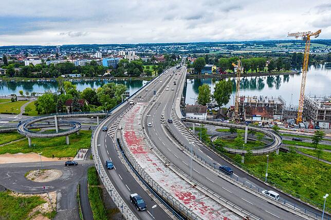 2020: die Schänzlebrücke in der Gegenwart.