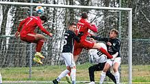 Das hätte das 1:0 für Überlingen durch Joshua Keller sein können. Weil aber die Gastgeber keine ihren guten Möglichkeiten nutzten, ...