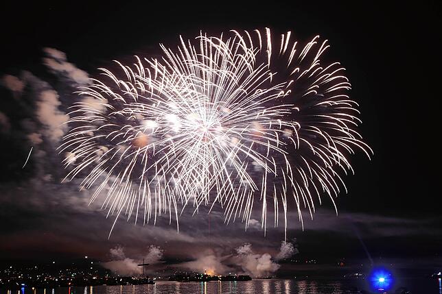 Bild 28: Es knallt beim Seenachtfest 2025! Das Feuerwerk über dem Bodensee lädt zum Staunen ein