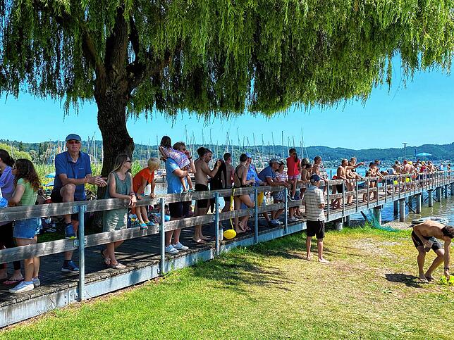 Bild 20: Bilder vom Seeschwimmen 2023 am See-Ende