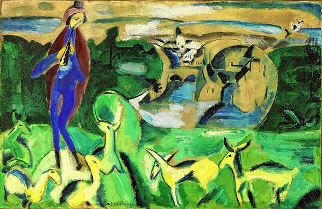 Ida Kerkovius (1879–1970): „Hirte“, 1916.