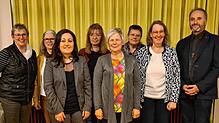 Der Vorstand (von links): Gabi Fibier (neu), Isolde Müller, Letizia Orlando, Susanne Antoni, Claudia Winje, Beatrix Hilpert, Monika Koch ...