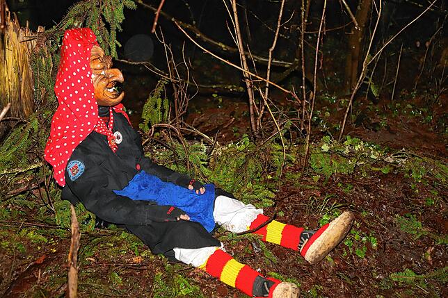 Bild 29: Schneeschreck und Riedhexen tanzen am Feuer &ndash; Alle Bilder vom Fasnachtsauftakt in Wollmatingen