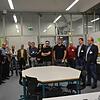 Jürgen Kraft (links) erklärt den Besuchern, wie umfangreich und faszinierend Smart home funktioniert.