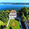 Das Schloss Arenenberg mit dem Napoleonmuseum liegt traumhaft gelegen am Schweizer Bodenseeufer nur zehn Autominuten von Konstanz ...