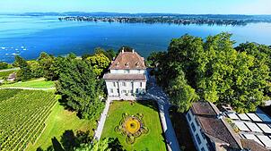 Das Schloss Arenenberg mit dem Napoleonmuseum liegt traumhaft gelegen am Schweizer Bodenseeufer nur zehn Autominuten von Konstanz ...