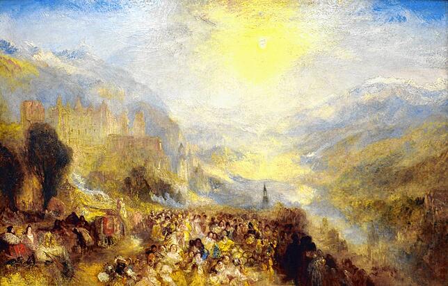 William Turner: „Heidelberger Schloss“, 1844/1845