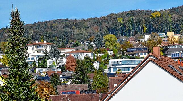 Eine exklusive Wohnlage: Die Gehrenberghänge im Norden der Stadt. Hier kann die Grundsteuer künftig deutlich ansteigen.