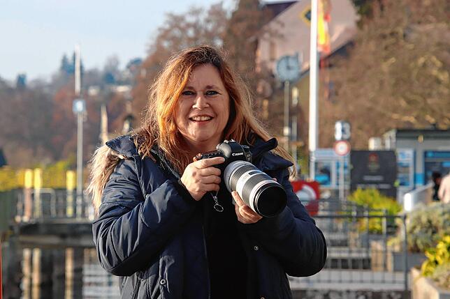 Die Fotografin Anette Mäser aus Gottmadingen-Randegg.