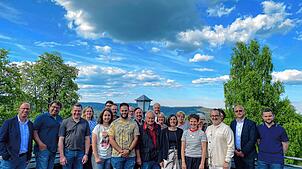 Die Vertreter der Gewerbe- und Handelsvereine aus dem Landkreis Waldshut treffen sich zum Austausch. Foto: Landratsamt