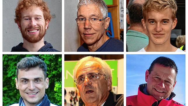 Olympische Spiele in China? Dazu haben (obere Reihe, von links) Paul Tinsel, Roland Böhler, Fabian Kaskel und (untere Reihe, von links) ...