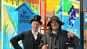 Auch die Stadtführer präsentierten sich bei der 75. Südwest Messe am Stand der Stadt Villingen-Schwenningen. Foto: Lilli Knecht
