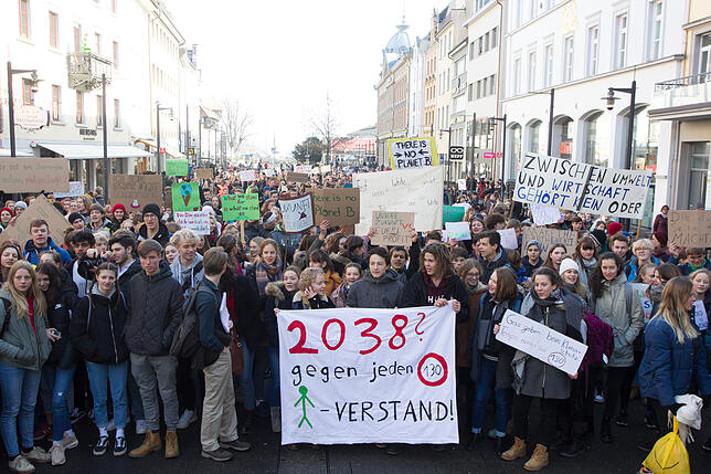 Demo Fridays for Future Demo in Konstanz 08.02.2019