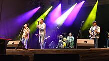 Die Coverband "Blackforest All Stars" ist zum ersten Mal bei der Sommersinnfonie und rockt am Samstagabend.