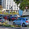 Stau auf der B34 in Waldshut am Mittwochmorgen.