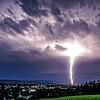 Blitze am Abendhimmel: So ging am Dienstagabend auch in Konstanz zu.