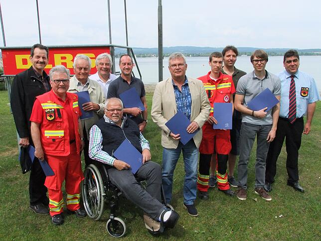 Bild 22: Bildergalerie: 50 Jahre DLRG Stützpunkt in Moos &ndash; der Ortsverein feiert im Strandbad Iznang sein Jubiläum