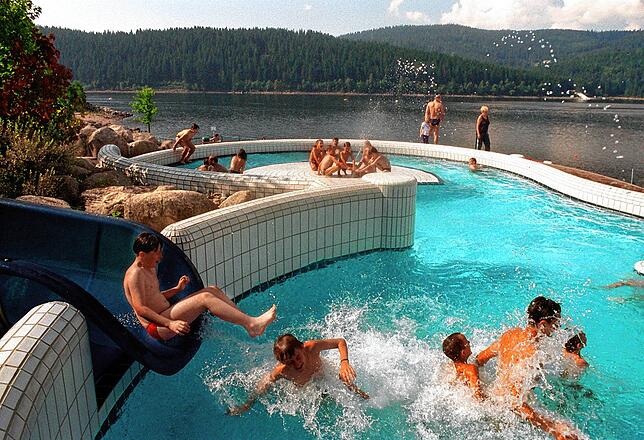 Das Aqua-Fun am Schluchsee.