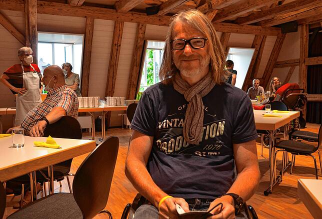 Frank Hartel, Markdorfs Behindertenbeauftragter, lädt zur Impulsmahlzeit in der Mittleren Kaplanei ein.