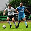 Der EV Südstern Singen (blaue Trikots) setzte sich beim Homburger-Cup glatt mit 4:0 gegen den SV Mühlhausen durch.