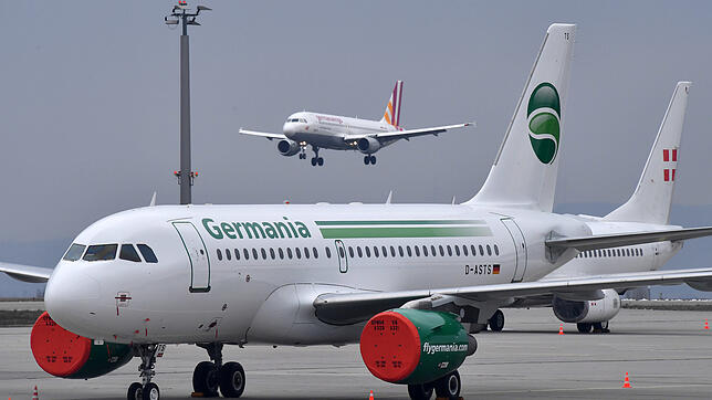 Die Fluggesellschaft Germania ist pleite: Das trifft auch den Bodensee-Airport in Friedrichshafen.