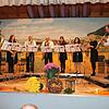 Sorgt für pure Begeisterung in der Halle: Das Saxophonensemble der Musikkapelle Fürstenberg.