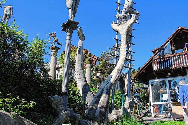 Der zukünftige Skulpturengarten.